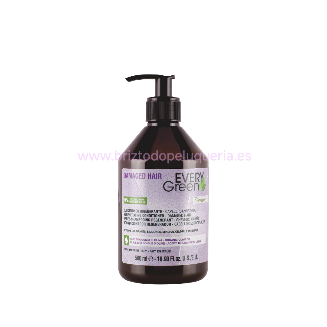 Champu REGENERADOR para Cabello estropeado o dañado Damaged hair EveryGreen - Imagen 2