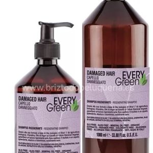 Champu REGENERADOR para Cabello estropeado o dañado Damaged hair EveryGreen