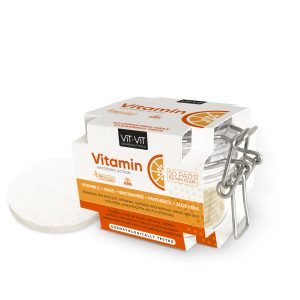 Discos Limpiadores, reductores de manchas y desmaquillantes para la piel con VITAMINA C VIT-VIT DIET ESTETICS