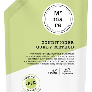 ACONDICIONADOR PARA MÉTODO CURLY de CABELLO RIZADO con agua de melón CONDITIONER CURLY METHOD MIMARE