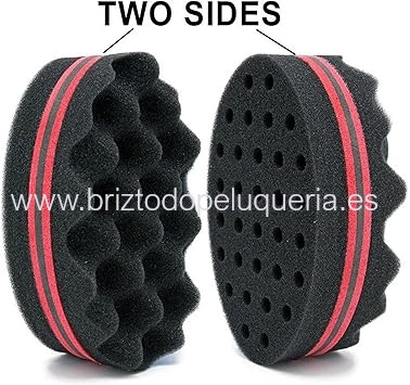 Cepillo Esponja para Pelo Afro The Barber Salon Pro de Xanitalia - Imagen 2