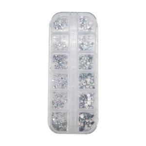 Estuche de Piedras Swarovski para decoración de uñas de varios tamaños PARA NAIL ART MOLLY LAC