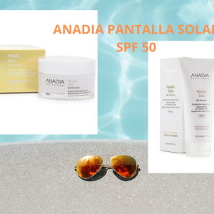 CREMA HIDRATANTE Pantalla Solar Alto Factor de Protección SPF 50+ PROFESIONAL ANADIA