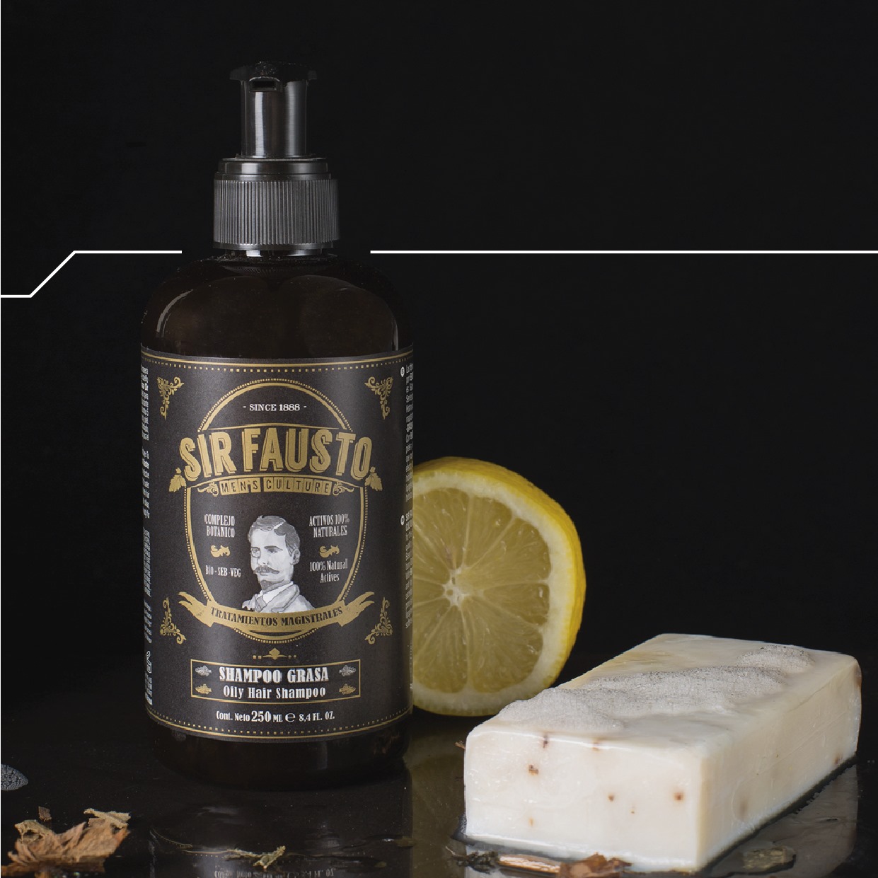 Champú para Cabello Graso Línea Magistral SIR FAUSTO