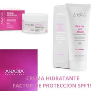 Crema Hidratante Cutis Delicados SPF 15 PROFESIONAL ANADIA