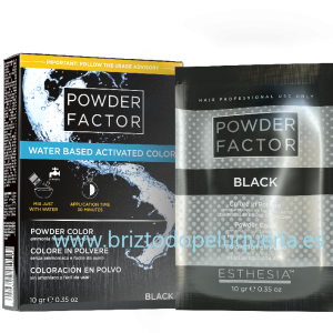 TINTE COLORACION EN POLVO SIN AMONIACO POWDER FACTOR ESTHESIA
