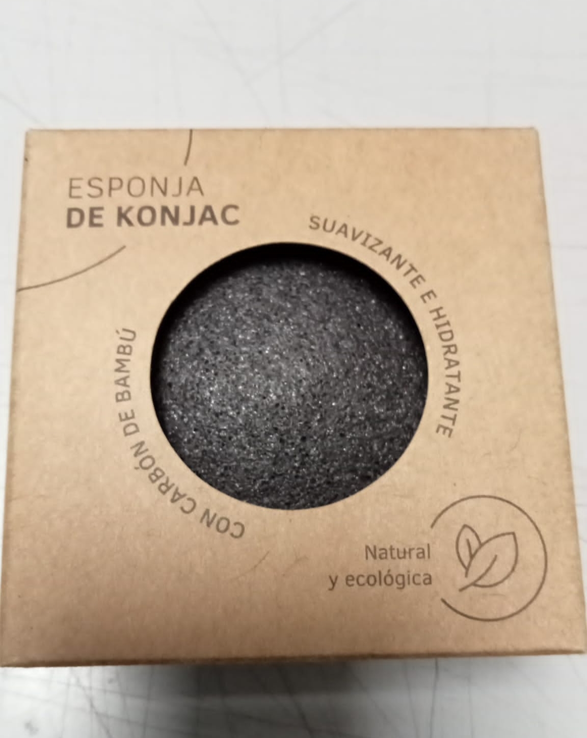 ESPONJA 100% Natural de KONJAC GREY PERFECT BEAUTY