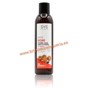 Aceite de Ricino para Pestañas, Cejas, Cabello y Cuerpo profesional SyS