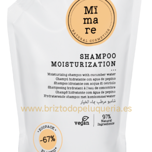 CHAMPU PARA HIDRATACION INTENSA Shampoo moisturization con agua de pepino MIMARE