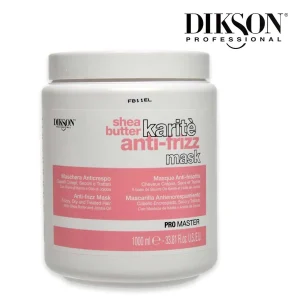 MASCARILLA ANTIFRIZZ con Manteca de Karité y Jojoba para cabello ENCRESPADO, SECO O TRATADO 1000ML LÍNEA PRO MASTER DIKSON