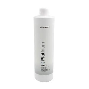 CHAMPÚ PARA CANAS, CABELLOS RUBIOS, GRISES, BLANCOS O MECHAS PROFESIONAL PLATINUM MONTIBELLO