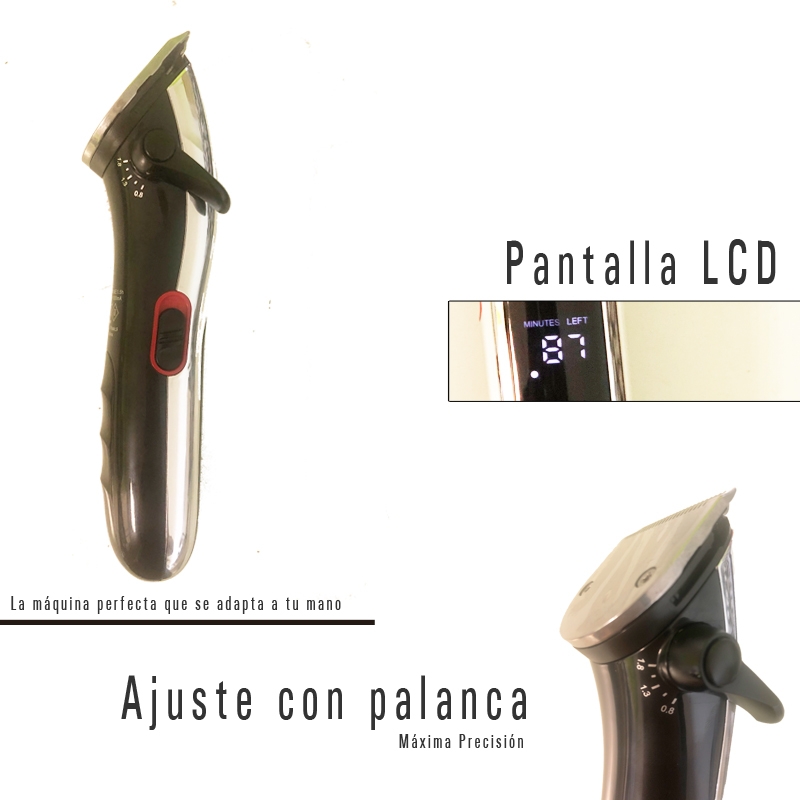 MÁQUINA DE CORTE Y BARBA INALÁMBRICA CORDLESS PROFESIONAL ROMEO & JULIETTE APRO - Imagen 3