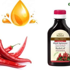 ACEITE DE BARDANA  CON PIMIENTA ROJA GREEN PHARMACY – HERBAL COSMETICS