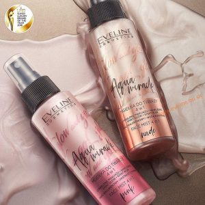 BRUMA FACIAL Y CORPORAL 4 EN 1 Aqua Miracle FACE & BODY MIST GLOW AND GO EVELINE