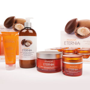 CREMA FACIAL Reparadora ANTI-EDAD con Aceite De Argán de 200 ml LINEA ETERNIA ANADIA PROFESIONAL - Imagen 2