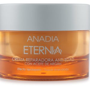 CREMA FACIAL Reparadora ANTI-EDAD con Aceite De Argán de 200 ml LINEA ETERNIA ANADIA PROFESIONAL