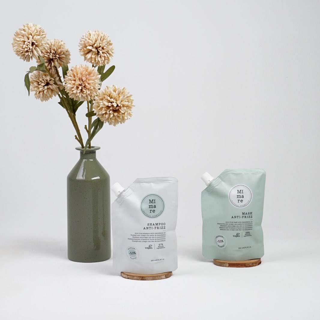 MASCARILLA anti encrespamiento y desenredante con aceite de macadamia MASK ANTI-FRIZZ MIMARE - Imagen 6