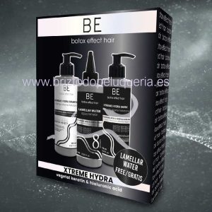 KIT DE HIDRATACIÓN CAPILAR EXTREMA de Efecto Botox con Acido Hialuronico + Keratina Vegetal BETEKNIC EGALLE