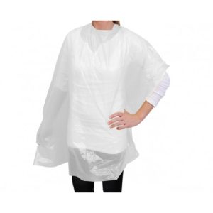 CAPA O PEINADOR DESECHABLE MONOUSO Para corte, tinte o trabajos técnicos 50 UNIDADES GIUBRA O ASUER