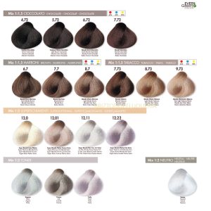 TINTE BAJO EN AMONIACO GAMAS: Chocolates, marrones, tabaco, superaclarantes, toner y neutro LOW AMMONIA PROFESIONAL EVERYGREEN