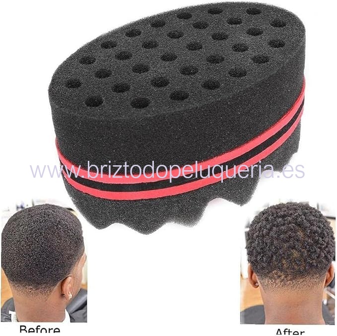 Cepillo Esponja para Pelo Afro The Barber Salon Pro de Xanitalia - Imagen 3
