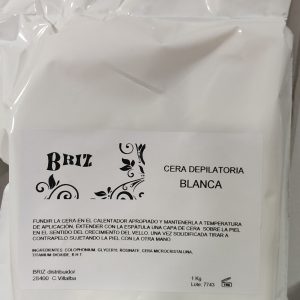CERA DEPILATORIA SÓLIDA BLANCA PROFESIONAL BRIZ