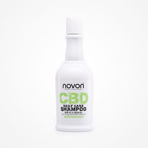 CHAMPÚ DE USO DIARIO CON CBD (CANNABIDIOL) para cabello dañado o estropeado DAILY CARE SHAMPOO NOVON PERFECT BEAUTY