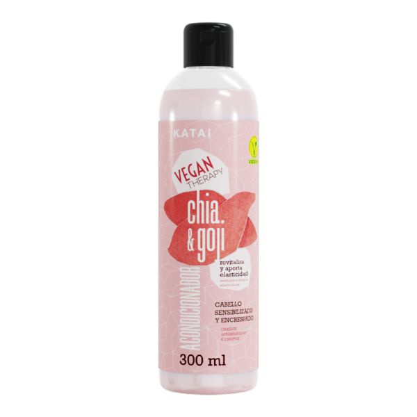 ACONDICIONADOR NATURAL Y VEGANO para cabellos con tendencia a encresparse CHIA & GOJI KATAI