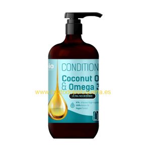 ACONDICIONADOR ULTRANUTRITIVO BIO NATURELL con aceite de coco y Omega 3 ELFA PHARM 946ml