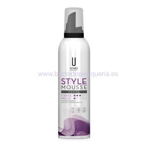 ESPUMA DE COLOR PARA PELO para fijar y reavivar el color del cabello Style Hair mousse color UFAES