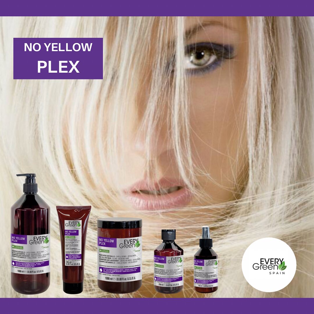 MASCARILLA Regeneradora Instantanea SIN ACLARADO ANTIAMARILLA ENRIQUECIDA CON AMINOACIDOS Y MICROPIGMENTOS NO YELLOW PLEX EVERYGREEN - Imagen 2