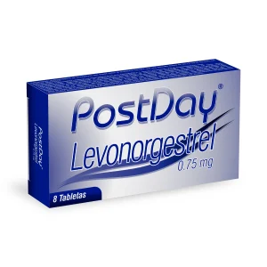(F) POSTDAY 0.75 MG 8 TABLETAS - (LR) (SC) - 2 UNIDADES