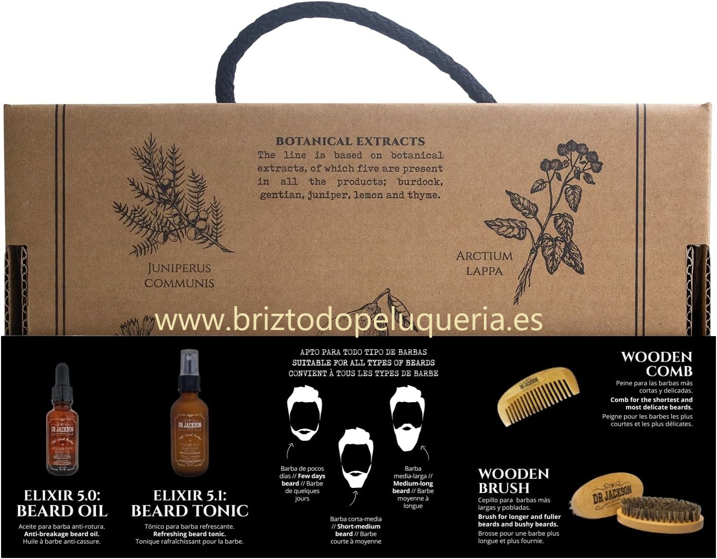 KIT cuidado Barba y Bigote DR JACKSON - Imagen 3