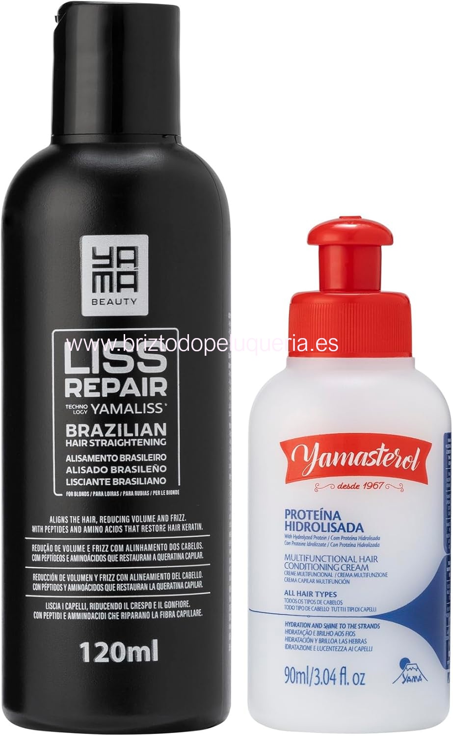 KIT alisado brasileño YAMA con queratina Yamaliss LISS REPAIR - Imagen 2