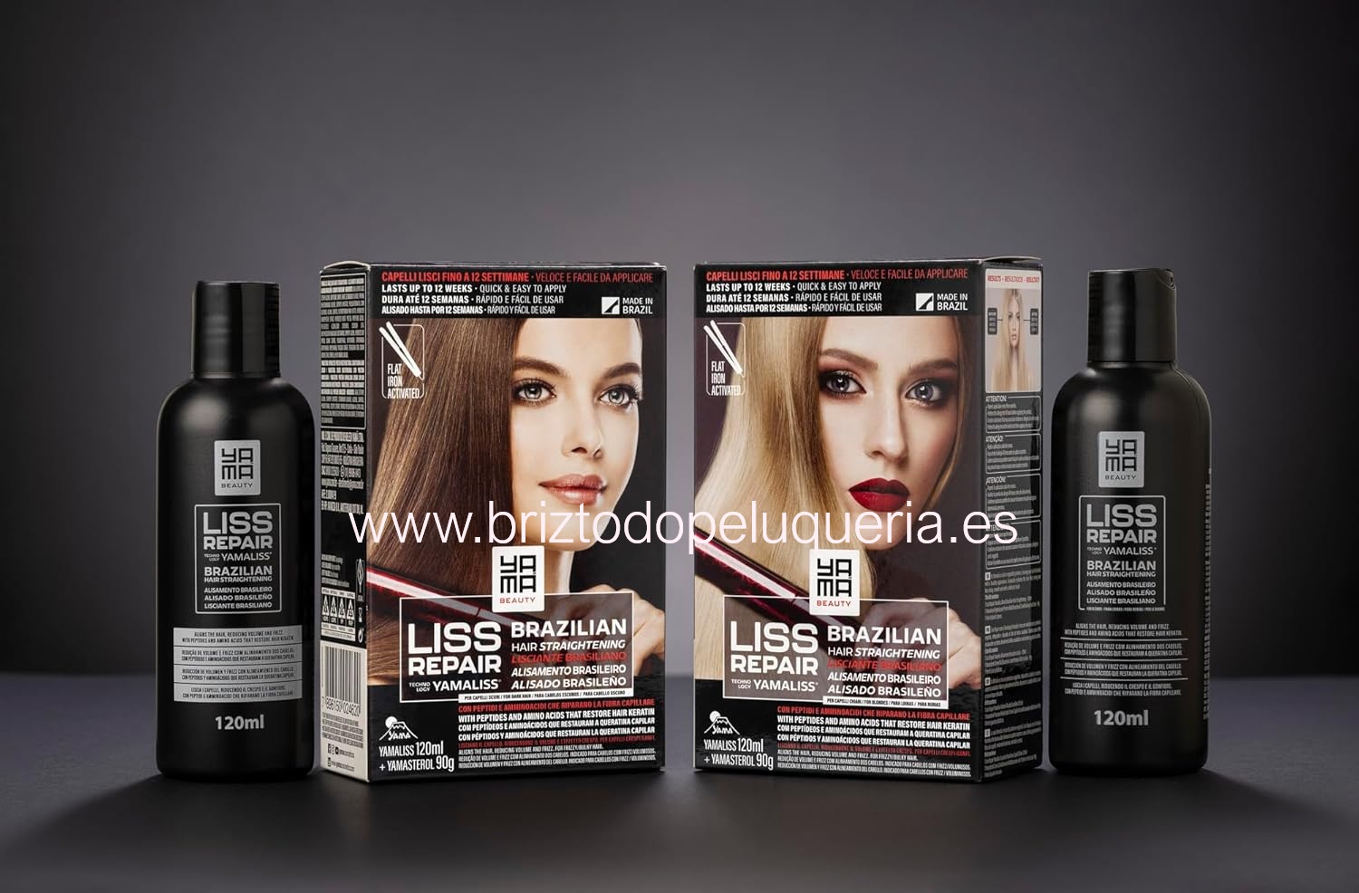 KIT alisado brasileño YAMA con queratina Yamaliss LISS REPAIR