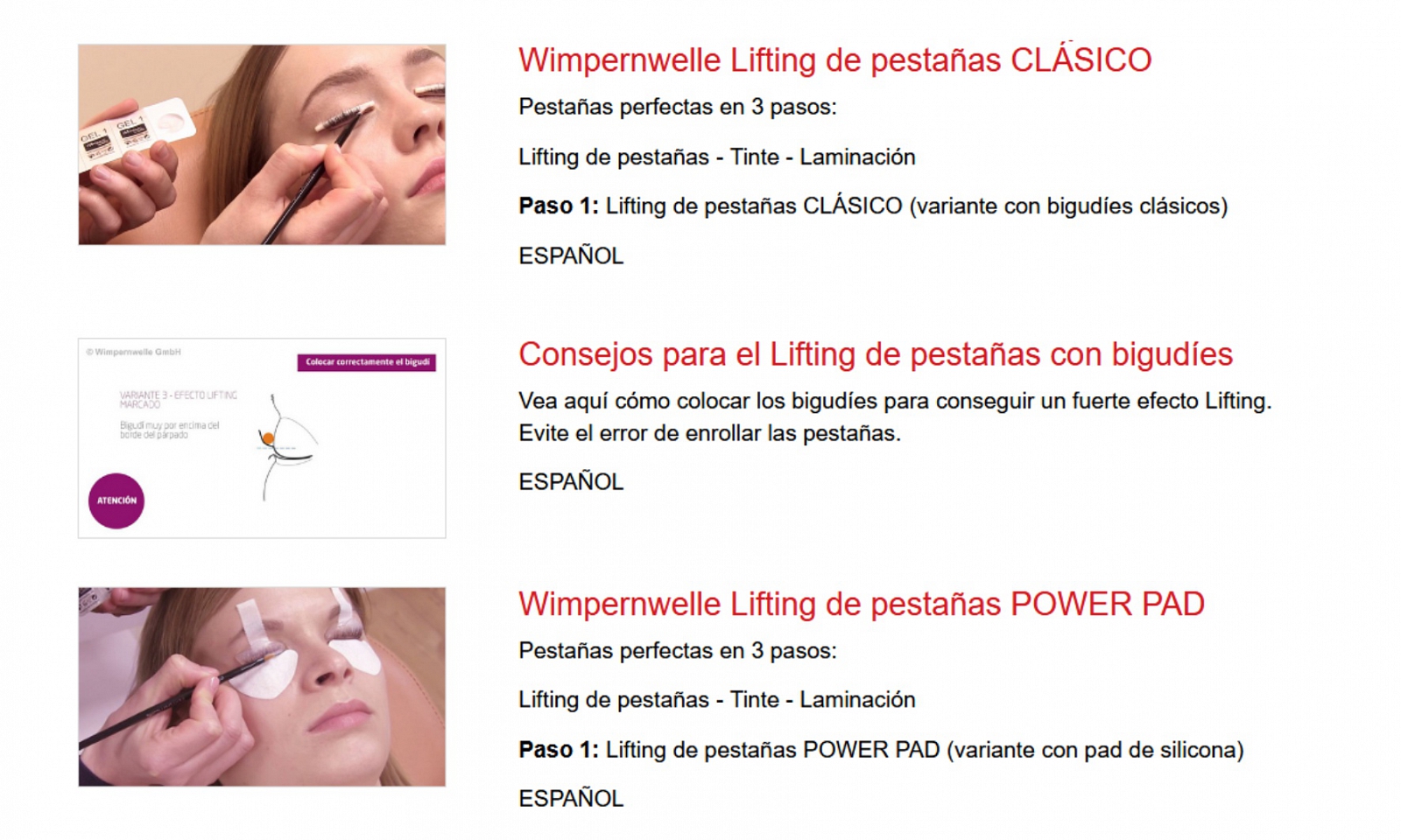 BASIS Kit Lifting CLÁSICO para 24 tratamientos Lifting de pestañas WIMPERNWELLE - Imagen 2