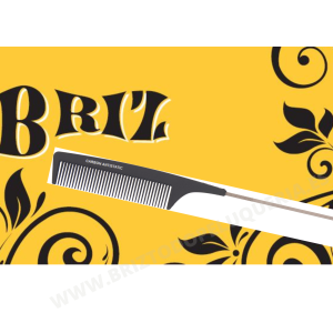 PEINE DE PÚA METÁLICA DE CARBONO ANTIESTÁTICO PROFESIONAL BRIZ