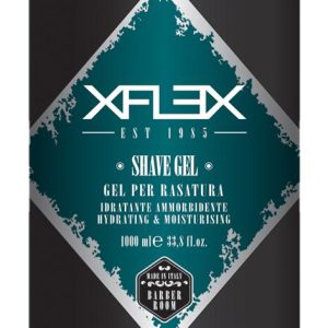 GEL DE AFEITADO suavizante e hidratante con Aloe Vera / SHAVE GEL 1 Litro LINEA XFLEX PROFESIONAL EDELSTEIN