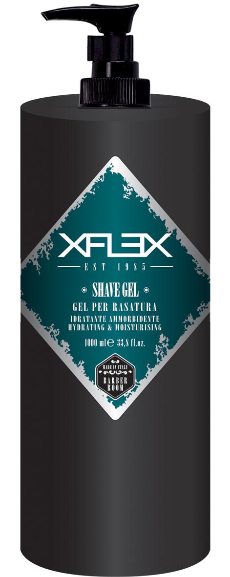 GEL DE AFEITADO suavizante e hidratante con Aloe Vera / SHAVE GEL 1 Litro LINEA XFLEX PROFESIONAL EDELSTEIN
