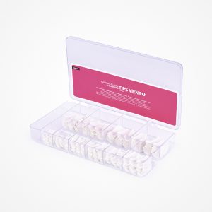 TIPS NATURALES de COLOR BLANCO para base de uñas de gel y acrílico TIPS VIENA 500uds BIFULL PERFECT BEAUTY