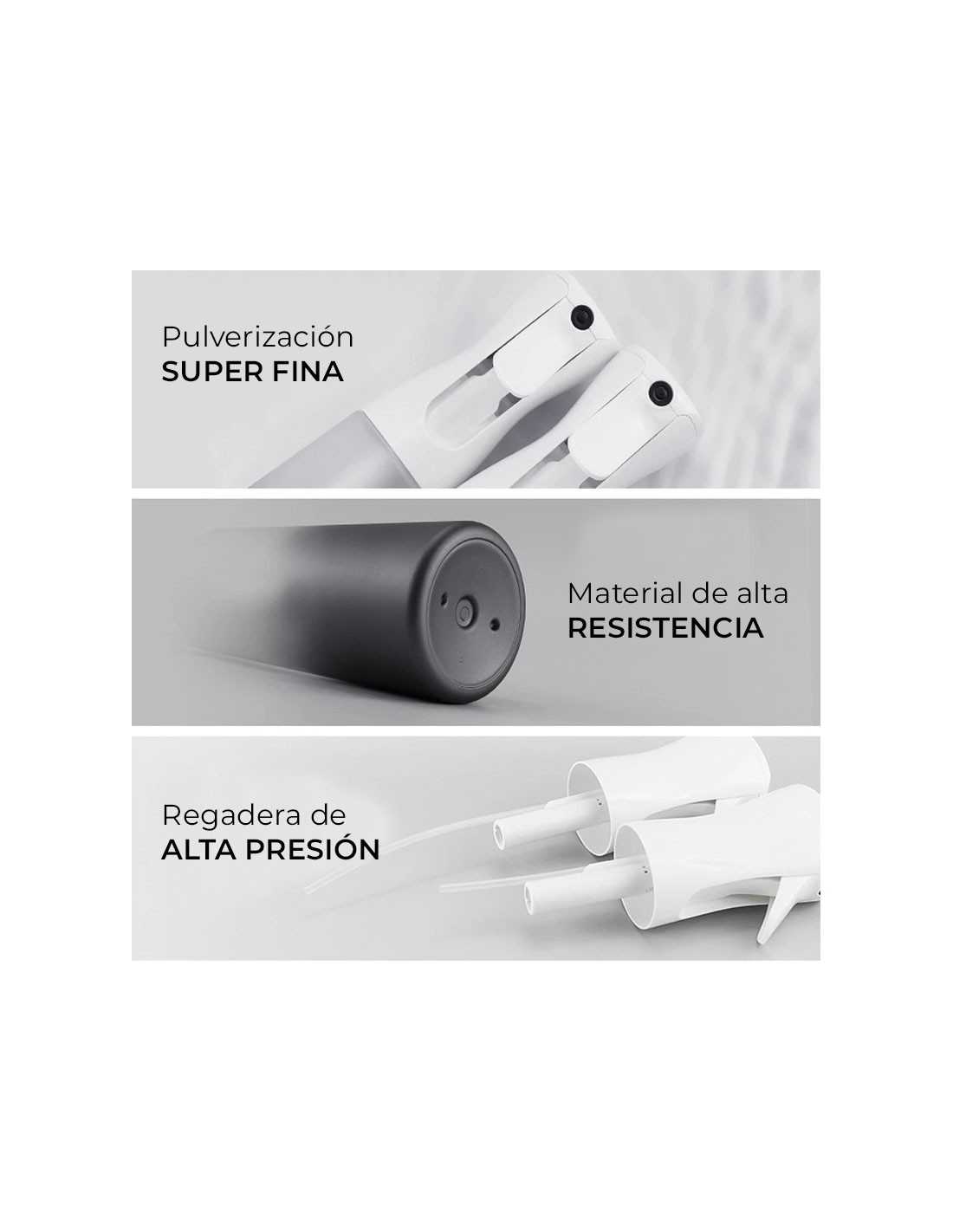 Nebulizador / Pulverizador continuo Negro 150ml Professional HairCare XANITALIA - Imagen 3