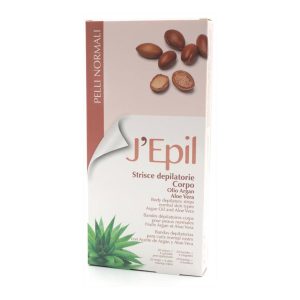 BANDAS Depilatorias DE CERA con Argán y Aloe J’Epil Corporal Xanitalia